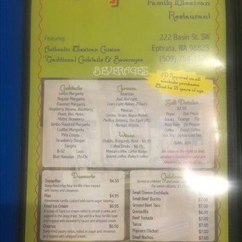 Tequilas Mexican Restaurant - Menu - Mexican Near Me - Ephrata, Washington Tequilas Mexican Restaurant - Menu - Mexican Near Me - Ephrata, Washington