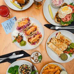 51 North Taproom - Table full of yum