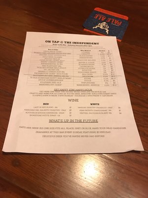 Menu photo 7 The Independent Beer Bar Everett, WA
