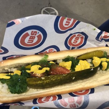 Wrigley Field - The original $6.50 poppy seed Chicago Dog at the stands are better than this footling. This was whatever. - Stadiums & Arenas Near Me - Chicago, Illinois