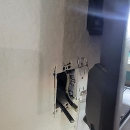 Wall plate missing Wall plate missing