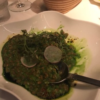 Le Jardinier - Vegan spelt risotto - French Near Me - Miami, Florida Le Jardinier - Vegan spelt risotto - French Near Me - Miami, Florida