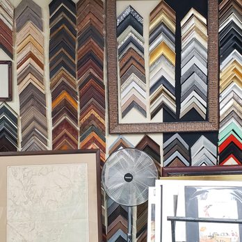 Frames & Framers - frame samples - all removable with Velcro backing to try it on your artwork/image - Framing Near Me - Millburn, New Jersey