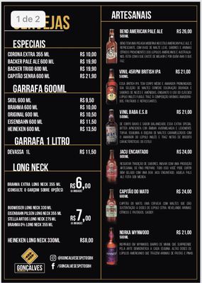 Menu photo 1 Gonçalves Espetos Belo Horizonte, MG