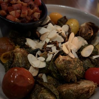 Moxies Boston Seaport Restaurant - Maple Glazed Brussels Sprouts - New American Near Me - Boston, Massachusetts