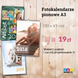 123DrukujTy - Fotokalendarze pionowe A3 można zamówić od dowolnego miesiąca!!