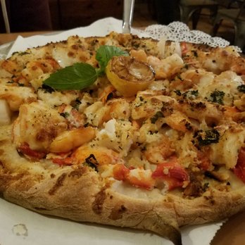 Roseland Apizza - Lobster, shrimp and scallops ponsinella - Pizza Near Me - Derby, Connecticut