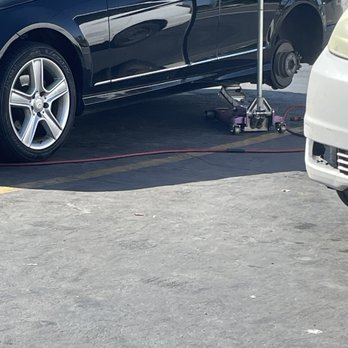 Intrepid Tire - Car getting tire replaced. - Tires Near Me - Ontario, California