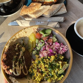 Manny's - Impossible kofta bowl and shakshuka in the back - Cafes Near Me - San Francisco, California Manny's - Impossible kofta bowl and shakshuka in the back - Cafes Near Me - San Francisco, California