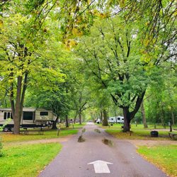 Lake Carlos State Park - Lower campsites