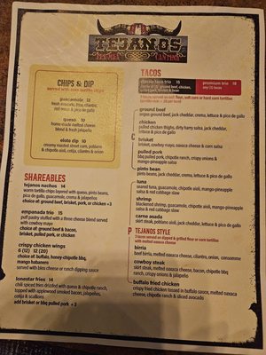 Menu photo 3 Tejanos Babylon, NY Menu photo 3 Tejanos Babylon, NY