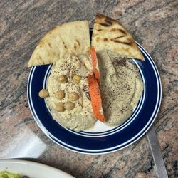 Semra's Mediterranean Grill - Hummus and babaganush