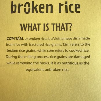 Broken Rice - Menu 1 - Vietnamese Near Me - Honolulu, Hawaii