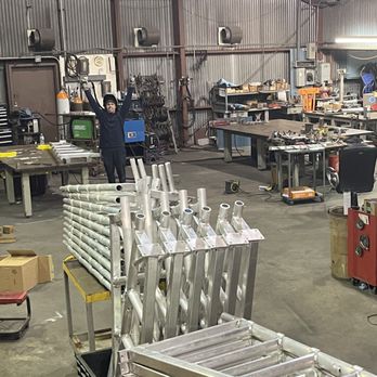 Rick's Welding & Fabrication - Daniel knocking out the last aluminum frame of the night - Metal Fabricators Near Me - Torrance, California Rick's Welding & Fabrication - Daniel knocking out the last aluminum frame of the night - Metal Fabricators Near Me - Torrance, California