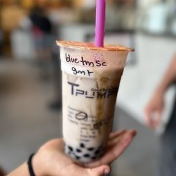 Blueberry salted caramel green matcha tea Blueberry salted caramel green matcha tea
