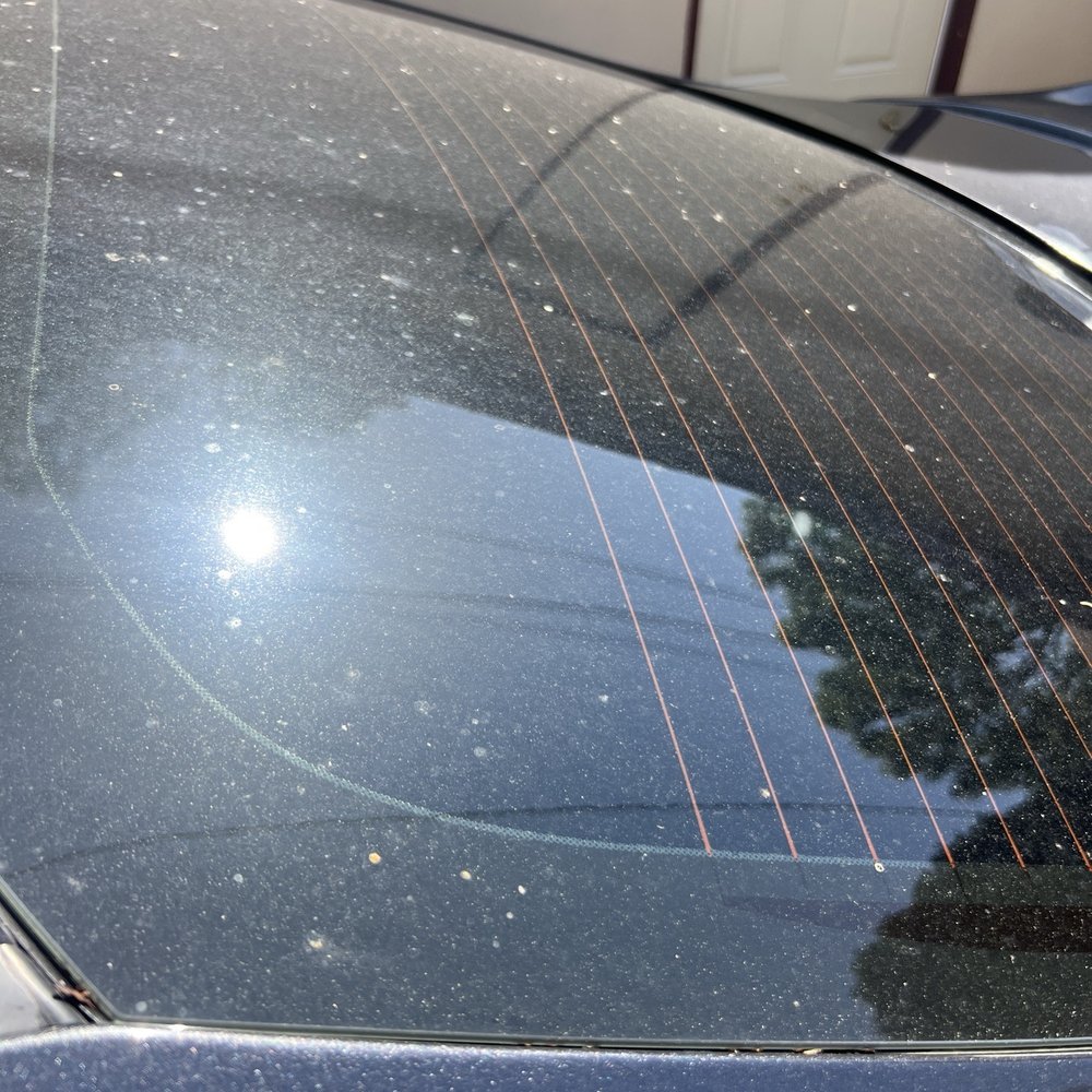 All the dust stayed on the windows (I understand sometimes the sap sticks but no excuse for the dust)