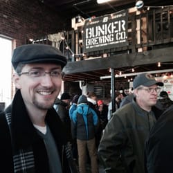 Maine Beer Tours - Small space and great atmosphere at Bunker Brewing.