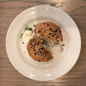 Flex Mussels - Everything Donut Sampler (scallion) more on instagram @veryaubrey - Seafood Near Me - New York, New York