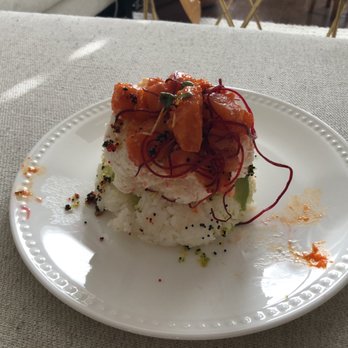 Densetsu - Salmon tower - Japanese Near Me - Plano, Texas