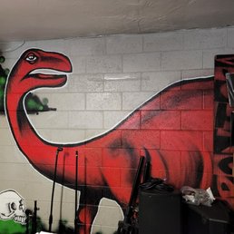 Back of the store