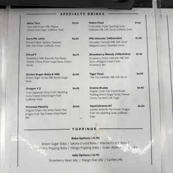 Tokyo Cream - Specialty drink menu - Desserts Near Me - Roseville, California Tokyo Cream - Specialty drink menu - Desserts Near Me - Roseville, California