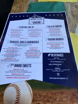 Menu photo 2 Shibe Park Tavern Oakland, CA Menu photo 2 Shibe Park Tavern Oakland, CA