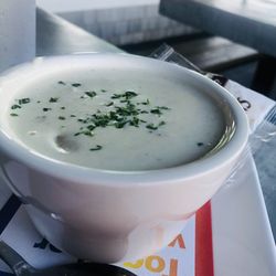 Woods Hole Wharf - Clam chowder