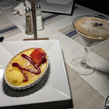 Steer - Creme brulee with some lemon merengue - Bars Near Me - Buffalo, New York