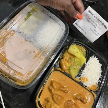 Palette Indian Kitchen - Kids meal butter chicken with spicy aloo - Indian Near Me - Spring, Texas Palette Indian Kitchen - Kids meal butter chicken with spicy aloo - Indian Near Me - Spring, Texas