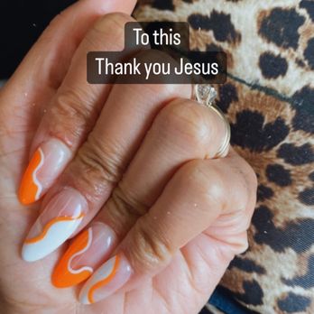 New Nail Story - Orange creamsicle nails! - Nail Salons Near Me - Queens, New York New Nail Story - Orange creamsicle nails! - Nail Salons Near Me - Queens, New York
