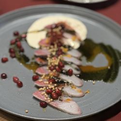 Kru Contemporary Japanese Cuisine - Carpaccio special, our favorite bite of night