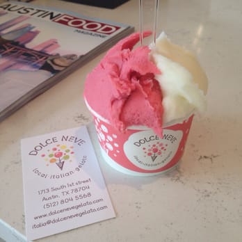 Dolce Neve - Raspberry and Lemon Sorbets! - Gelato Near Me - Austin, Texas Dolce Neve - Raspberry and Lemon Sorbets! - Gelato Near Me - Austin, Texas