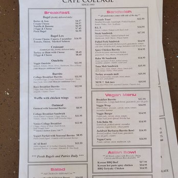 Cafe Collage - Coffee & Tea Near Me - Venice, California