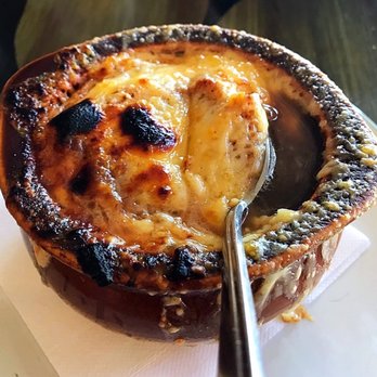 Chez Vous Bistro - French Onion Soup.. delicious! - French Near Me - Stamford, Connecticut Chez Vous Bistro - French Onion Soup.. delicious! - French Near Me - Stamford, Connecticut