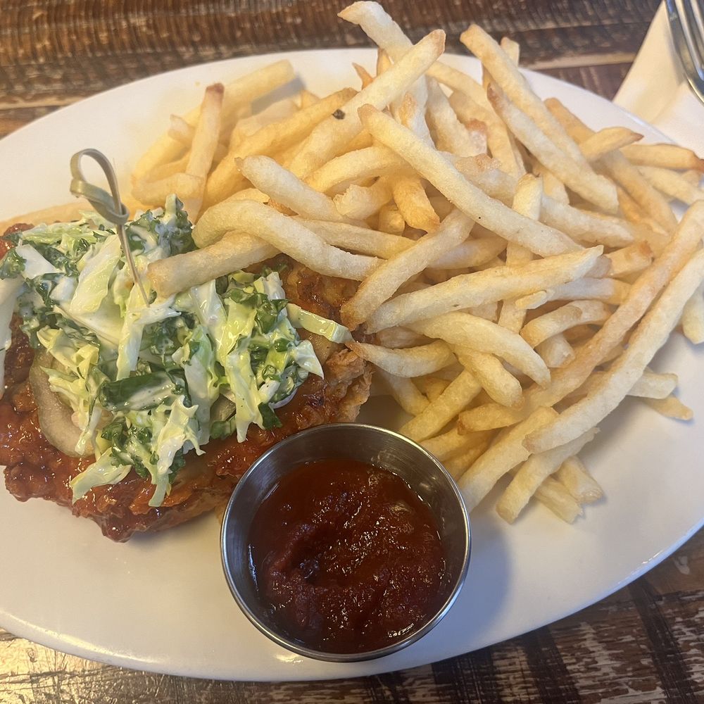 The Smith - Spicy Fried Chicken Sandwich - New American Near Me - Washington, DC, District of Columbia The Smith - Spicy Fried Chicken Sandwich - New American Near Me - Washington, DC, District of Columbia