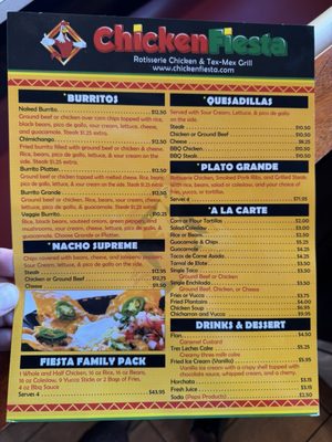 Menu photo 4 Chicken Fiesta Richmond, VA