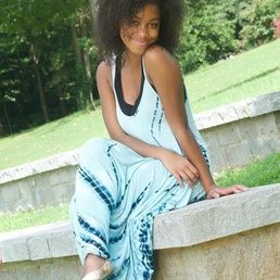 My daughter wearing a Bleu Hanger romper of mine