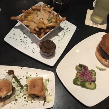Morrison - Sliders , cheese fries and don't remember what burger this was (cousin ordered it) . - Gastropubs Near Me - Los Angeles, California Morrison - Sliders , cheese fries and don't remember what burger this was (cousin ordered it) . - Gastropubs Near Me - Los Angeles, California