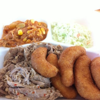 Smithfield's Chicken 'N Bar-B-Q - BBQ, Brunswick Stew, Slaw, n Hush puppies. Delish!! - Barbeque Near Me - Fayetteville, North Carolina