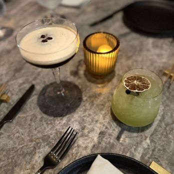 Animae - Turon Espresso Martini and Kyuri Cooler - Asian Fusion Near Me - San Diego, California Animae - Turon Espresso Martini and Kyuri Cooler - Asian Fusion Near Me - San Diego, California