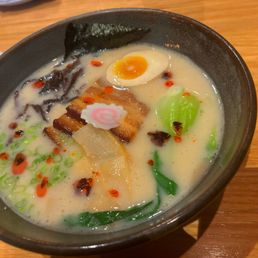 Tonkatsu Ramen (with chili oil cuz...) Tonkatsu Ramen (with chili oil cuz...)
