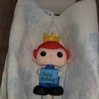 Junction Cake Box - Freddy funko before mounting on cake - Custom Cakes Near Me - Elmhurst, New York