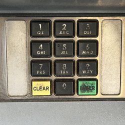 Chevron - All their Keypads look like this. It's a Petrie Dish of every disease in Los Banos