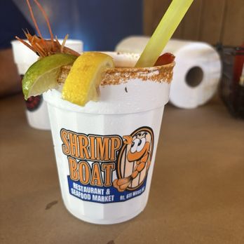 The Shrimp Boat - Bloody Mary  So good and it had a nice spice to it. - Seafood Near Me - Ocean City, Maryland