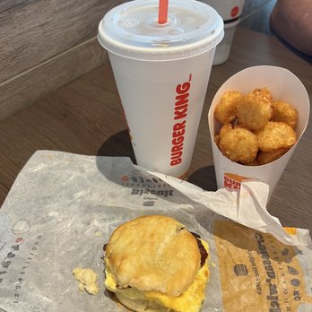 Burger King - Bacon Egg & Cheese Biscuit Meal - Burgers Near Me - Hogansville, Georgia