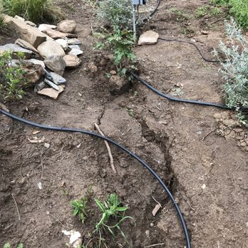 Livanos Landscaping - More landscape! Soil erosion, drip line exposed half of which doesn't water any plants just dirt. - Landscaping Near Me Livanos Landscaping - More landscape! Soil erosion, drip line exposed half of which doesn't water any plants just dirt. - Landscaping Near Me