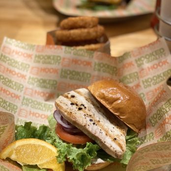 Hook Burger - Fresh Albacore Tuna! - Burgers Near Me - Burbank, California