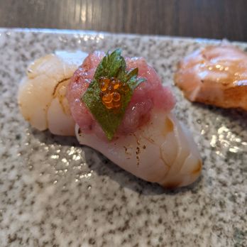 Ryoshin Sushi - Toro hotate.. isn't to beautiful - Sushi Bars Near Me - Belmont, California Ryoshin Sushi - Toro hotate.. isn't to beautiful - Sushi Bars Near Me - Belmont, California