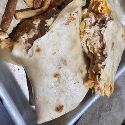 This was a grilled chicken wrap.