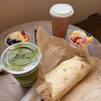 Knots Coffee Roasters - Chicken wrap, two matcha drinks, and mini accail bowls. Total around $46 before tax. 09/14/25 - Coffee & Tea Near Me - Honolulu, Hawaii Knots Coffee Roasters - Chicken wrap, two matcha drinks, and mini accail bowls. Total around $46 before tax. 09/14/25 - Coffee & Tea Near Me - Honolulu, Hawaii